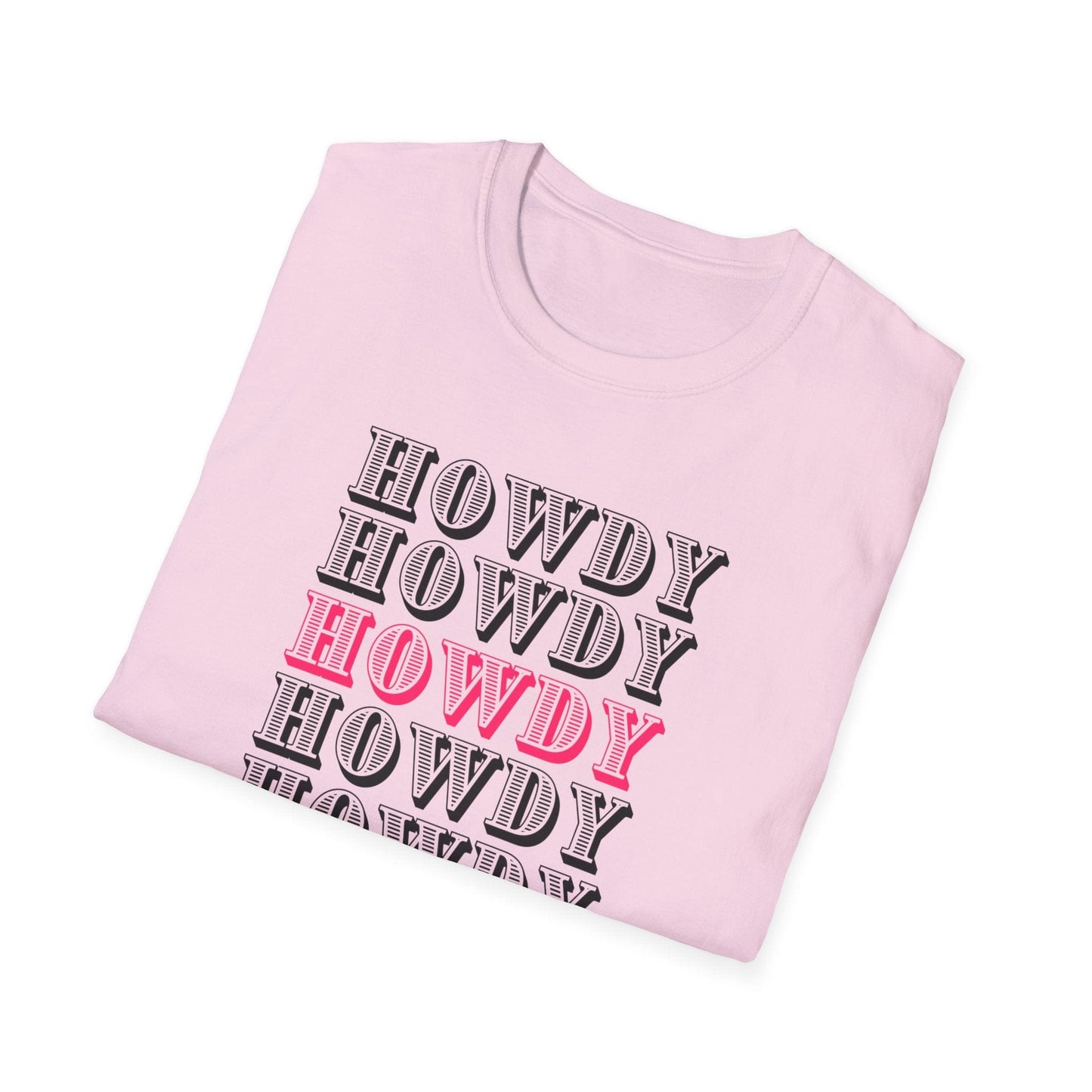 "Howdy" Western Cowgirl T-shirt