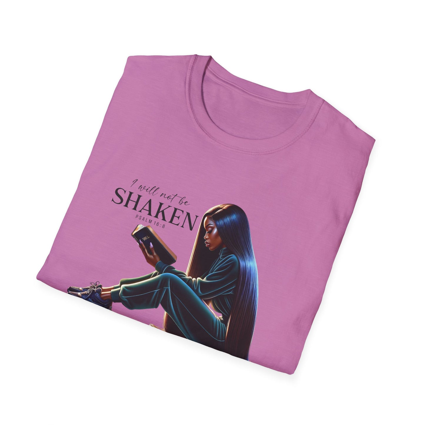 “I will not be Shaken” Inspirational Faith T-shirt