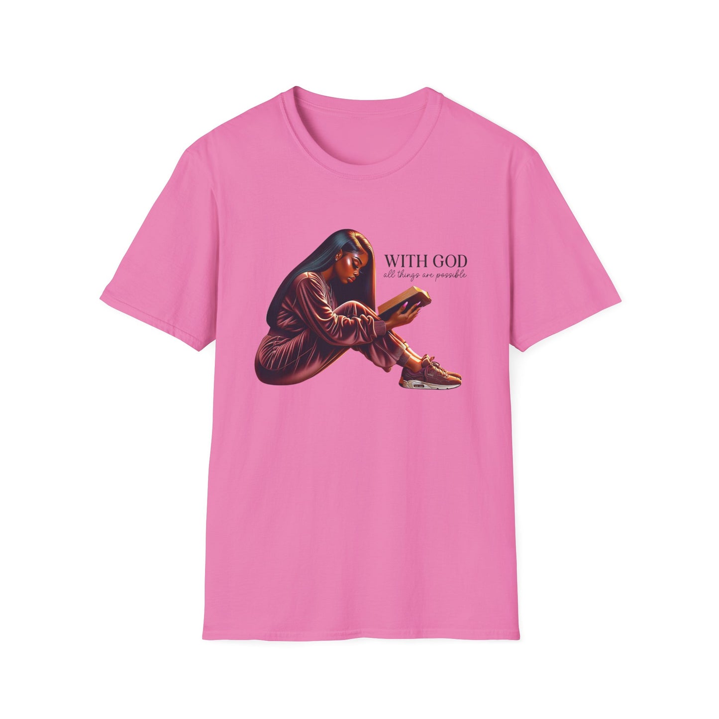 “With God All Things Are Possible” Inspirational Faith T-shirt