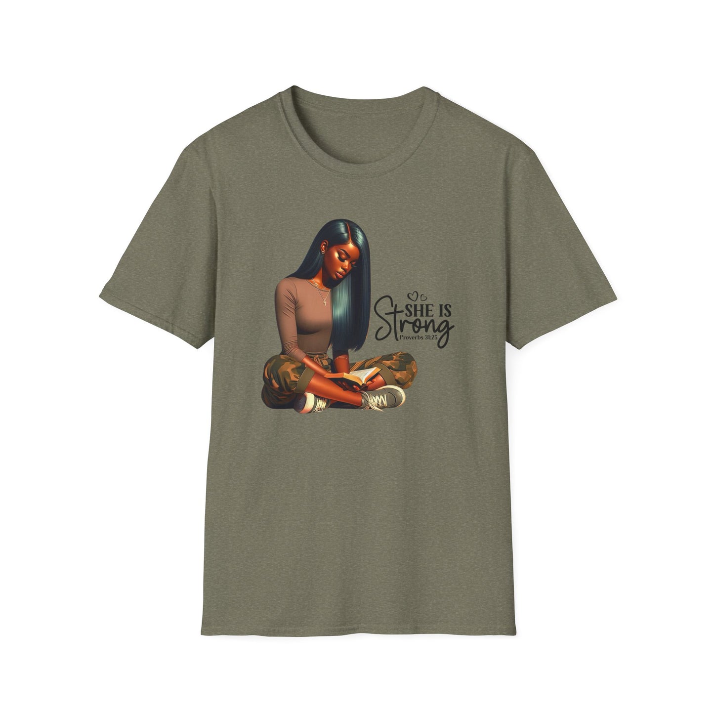 “She is Strong” Inspirational Faith T-shirt