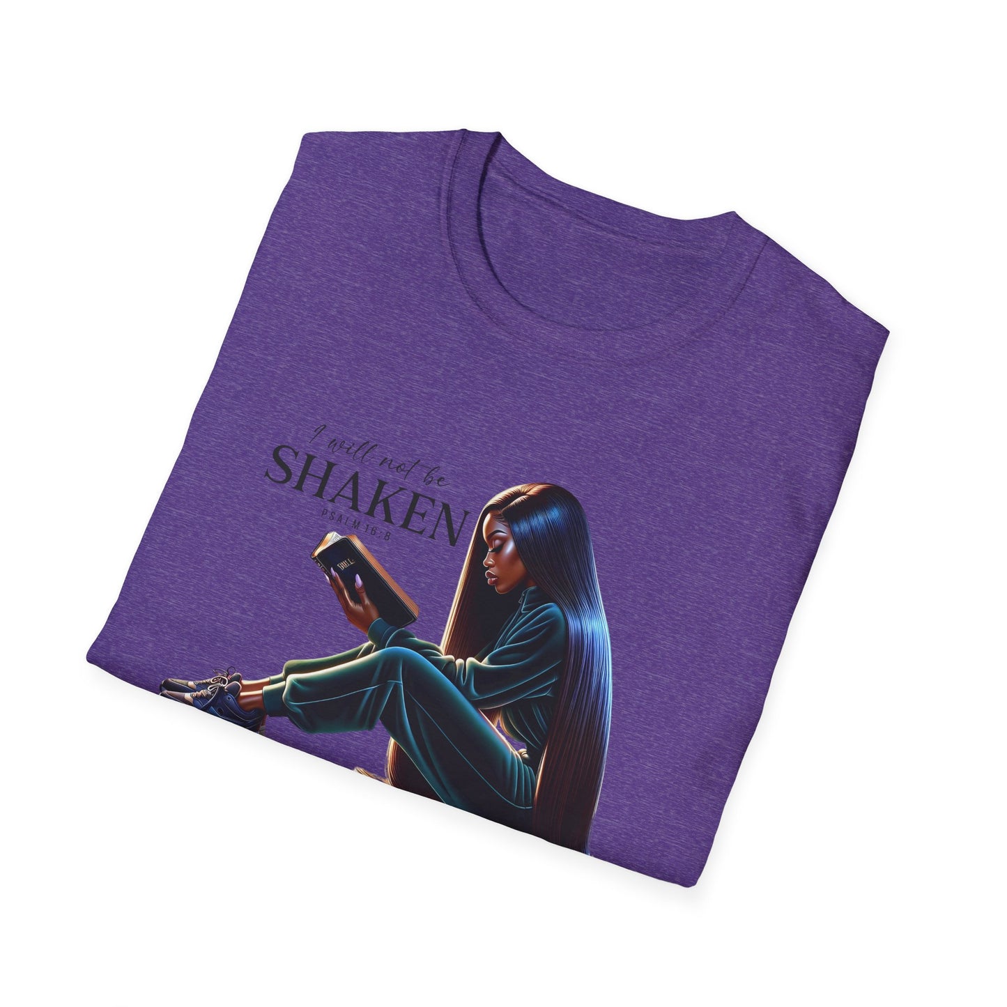 “I will not be Shaken” Inspirational Faith T-shirt