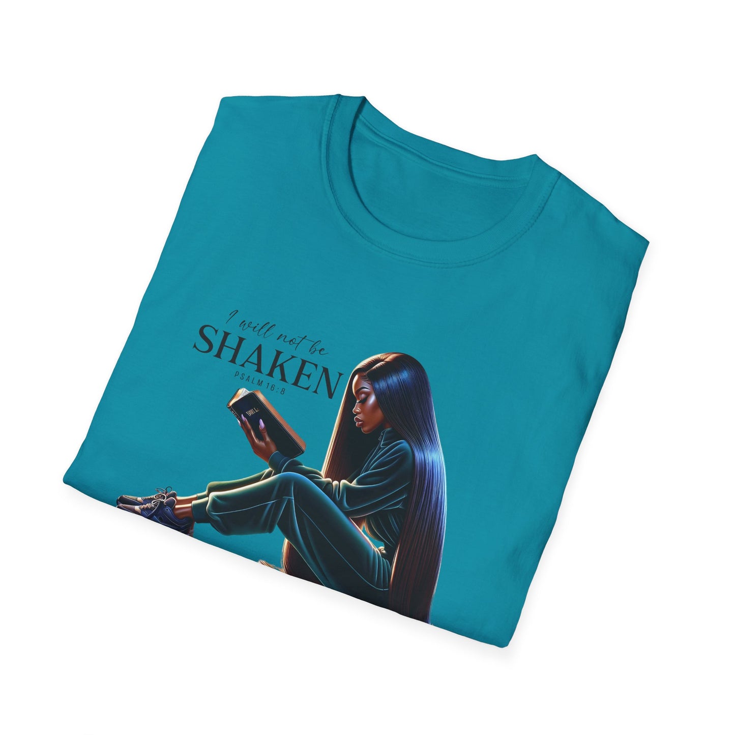 “I will not be Shaken” Inspirational Faith T-shirt