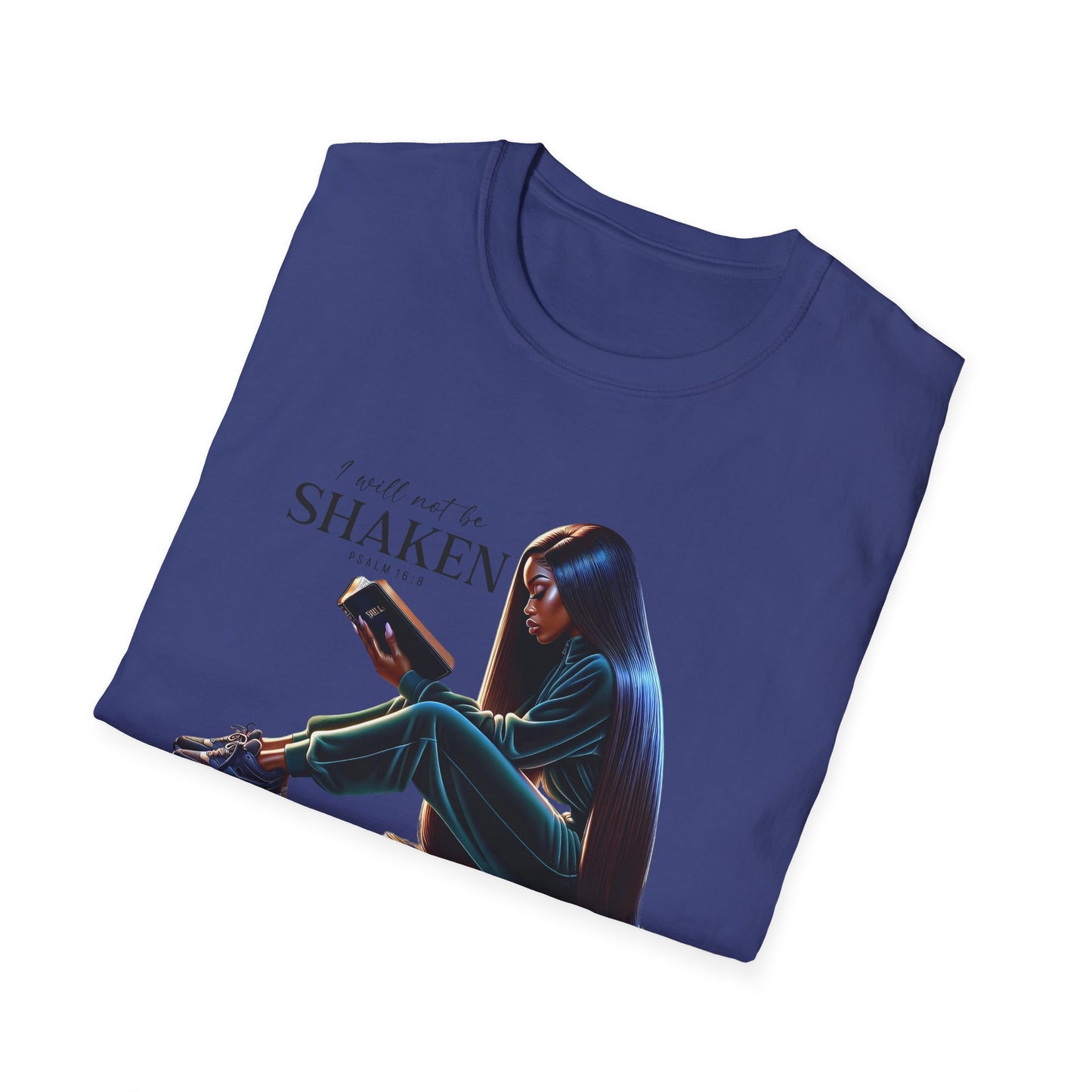 “I will not be Shaken” Inspirational Faith T-shirt