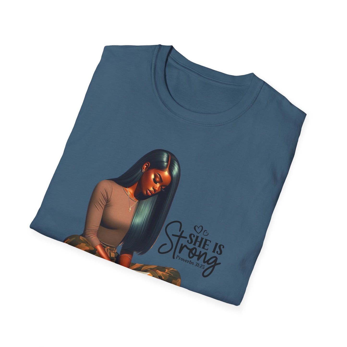 “She is Strong” Inspirational Faith T-shirt