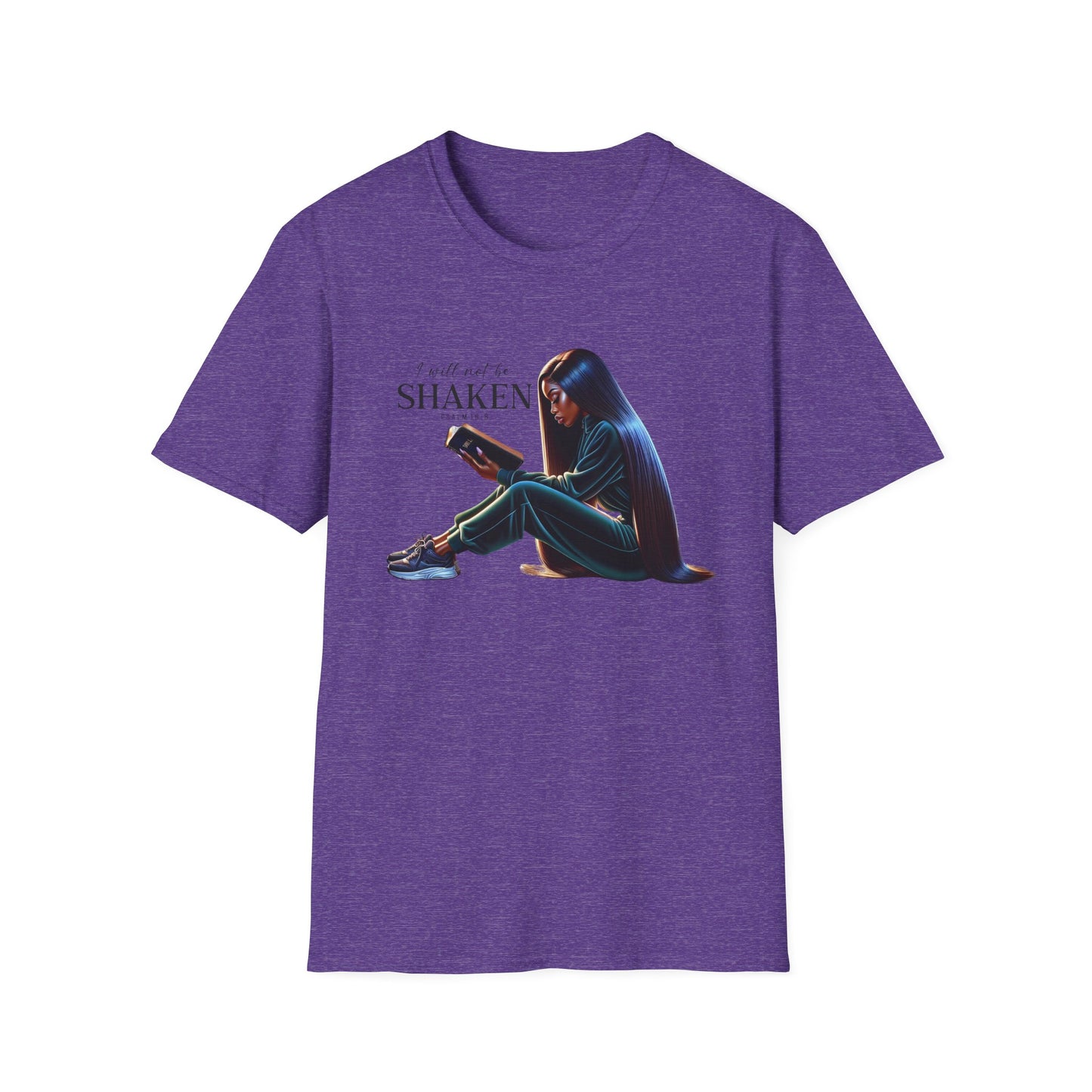 “I will not be Shaken” Inspirational Faith T-shirt