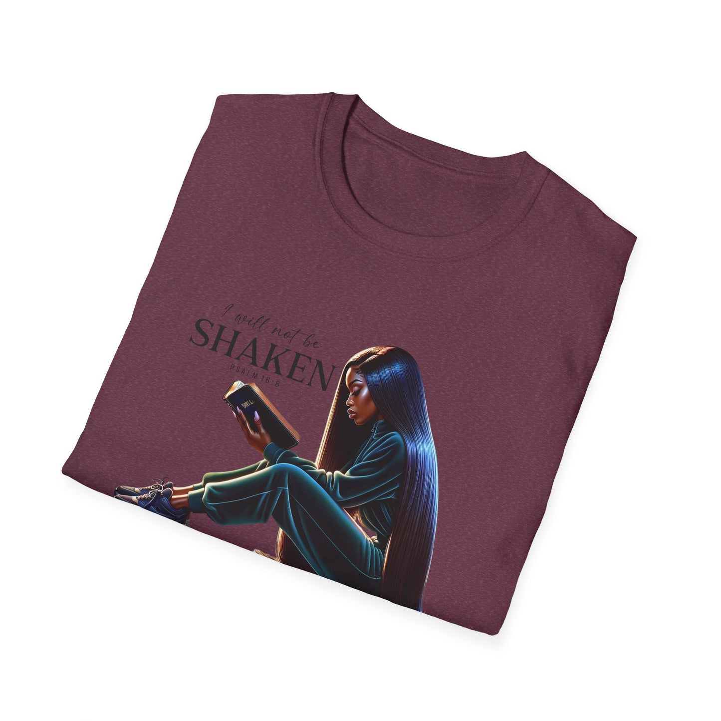 “I will not be Shaken” Inspirational Faith T-shirt