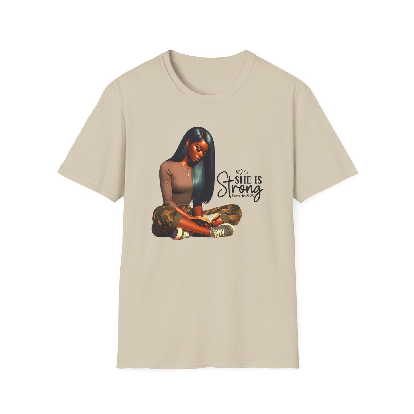 “She is Strong” Inspirational Faith T-shirt