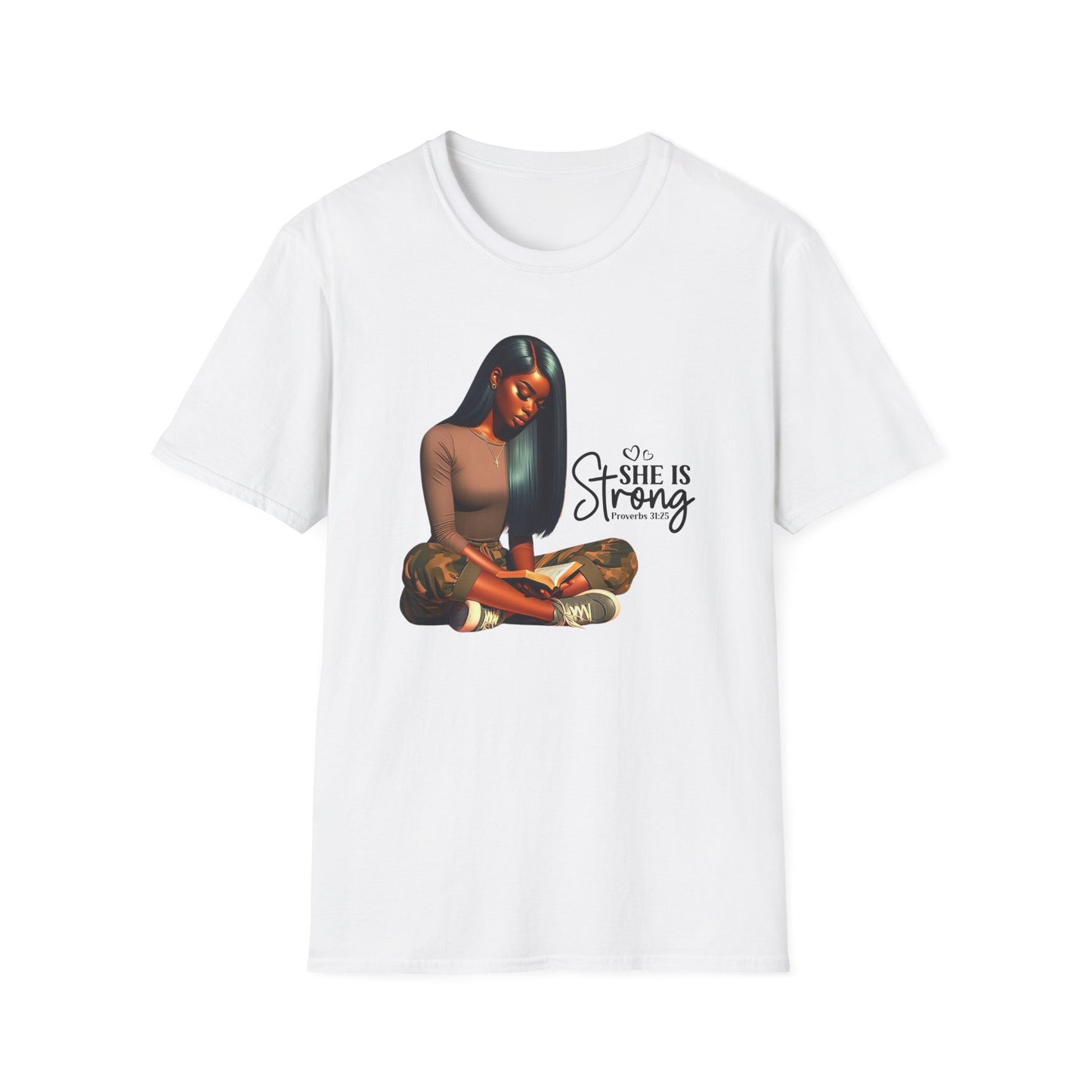 “She is Strong” Inspirational Faith T-shirt