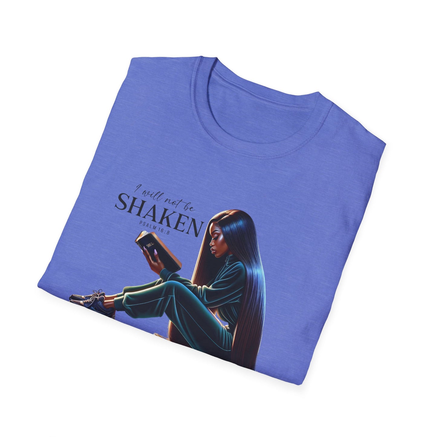 “I will not be Shaken” Inspirational Faith T-shirt