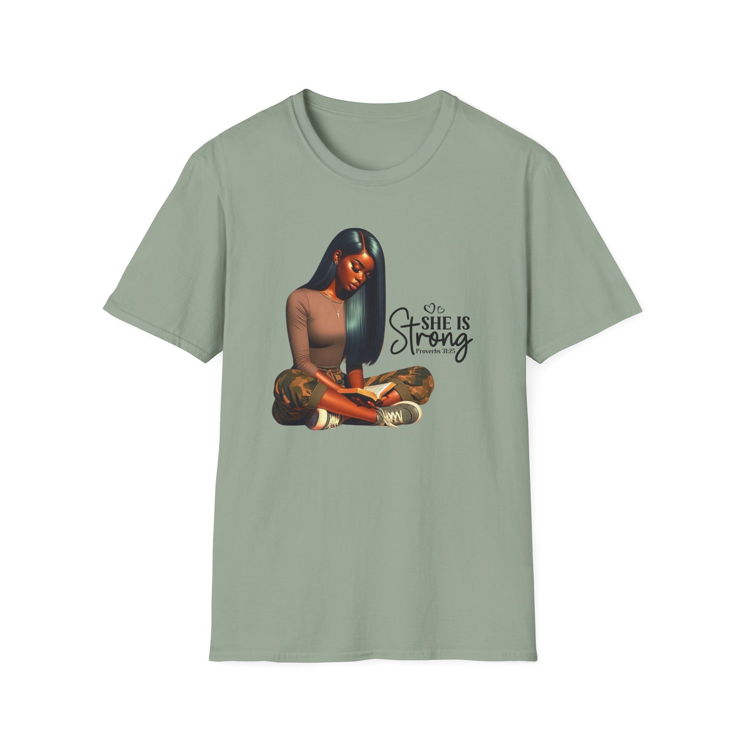 “She is Strong” Inspirational Faith T-shirt