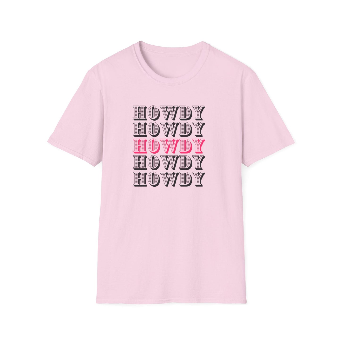 "Howdy" Western Cowgirl T-shirt