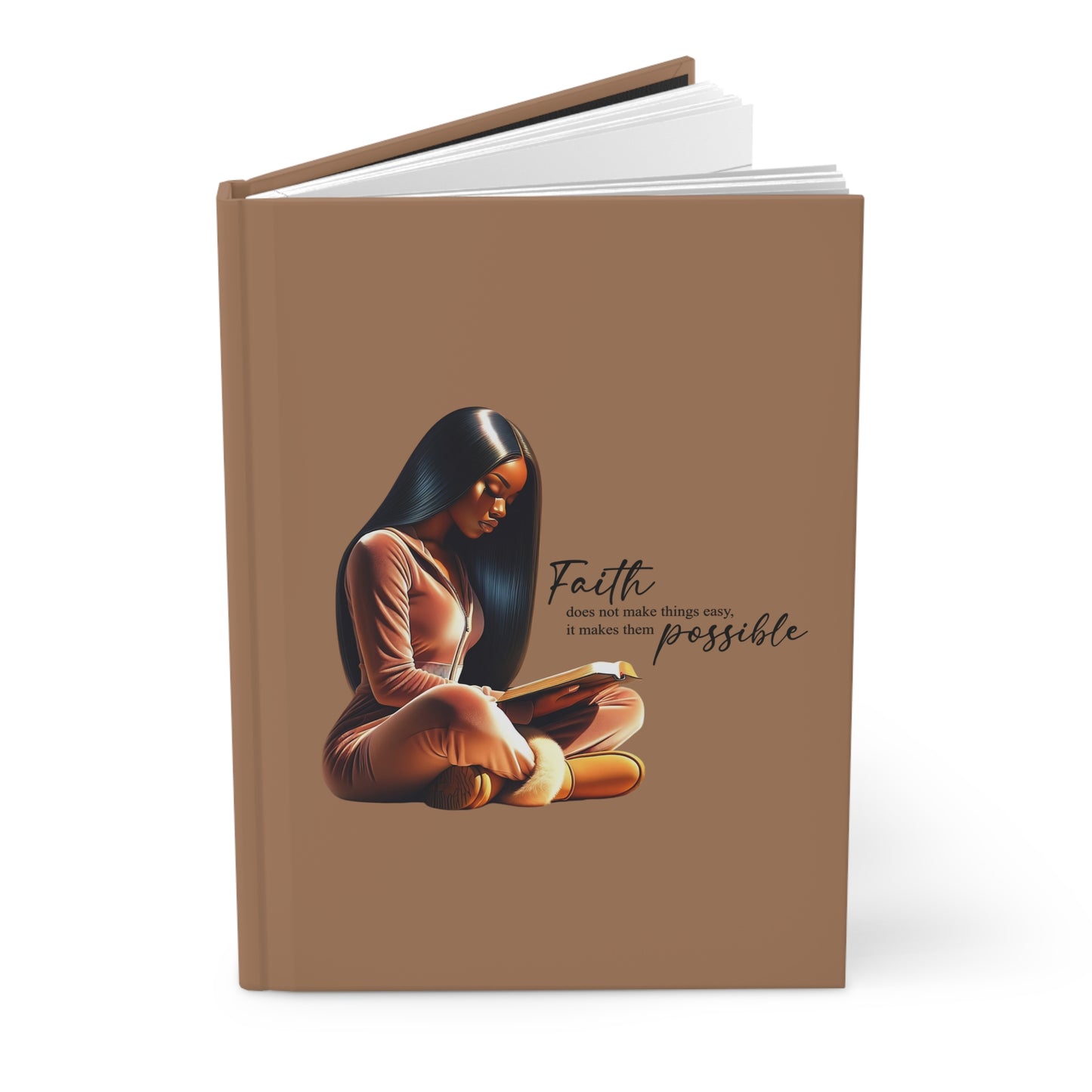 “Faith makes things Possible” Hardcover Prayer Journal