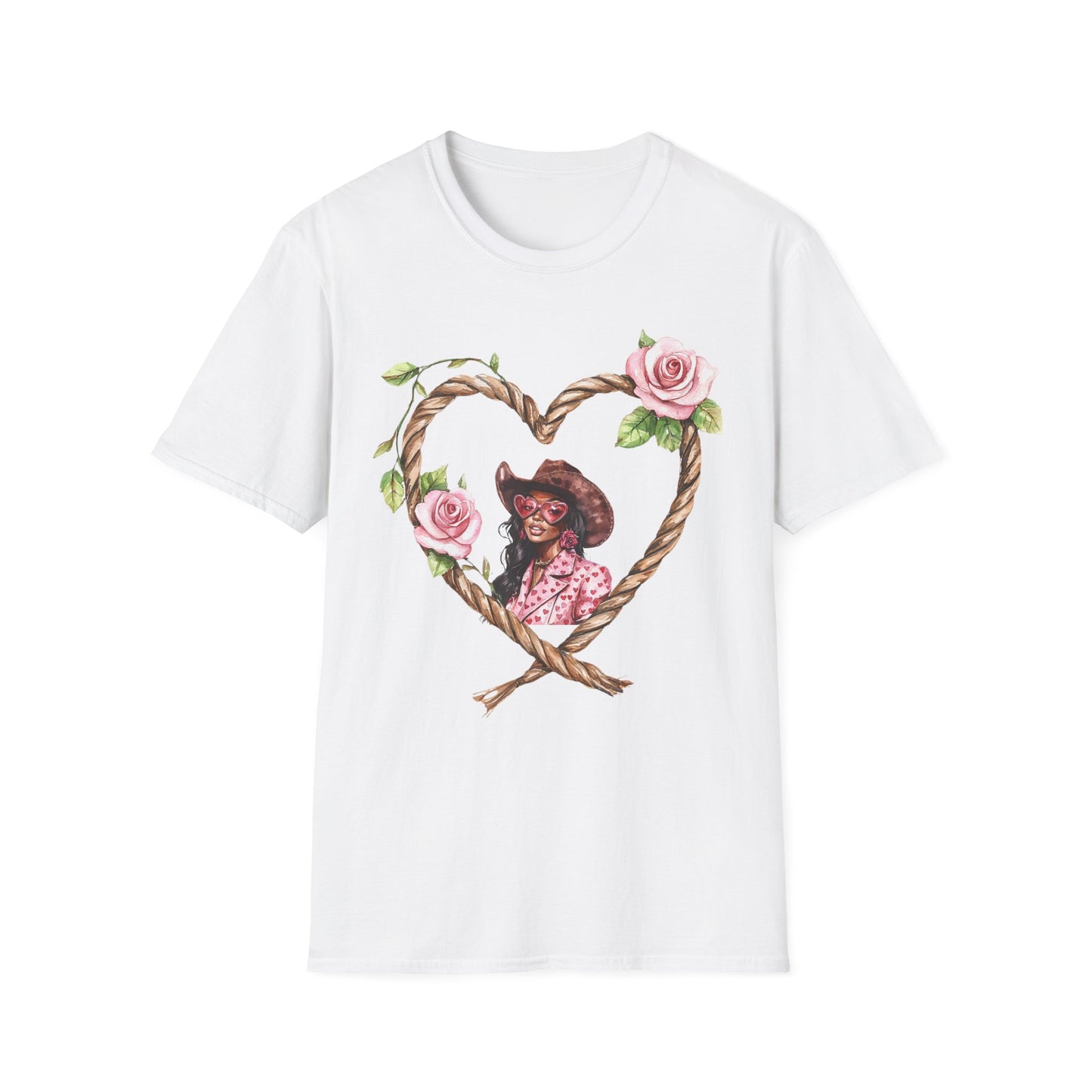 “I’m Finna Wrangle Me a Cowboy” Valentine Western Cowgirl T-shirt