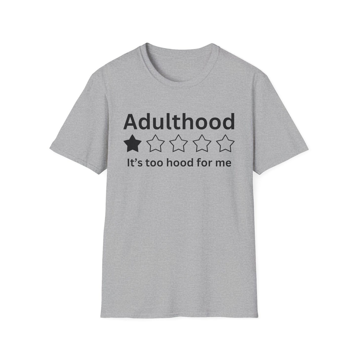 "Adulthood 1 Star Rating" Graphic T-shirt