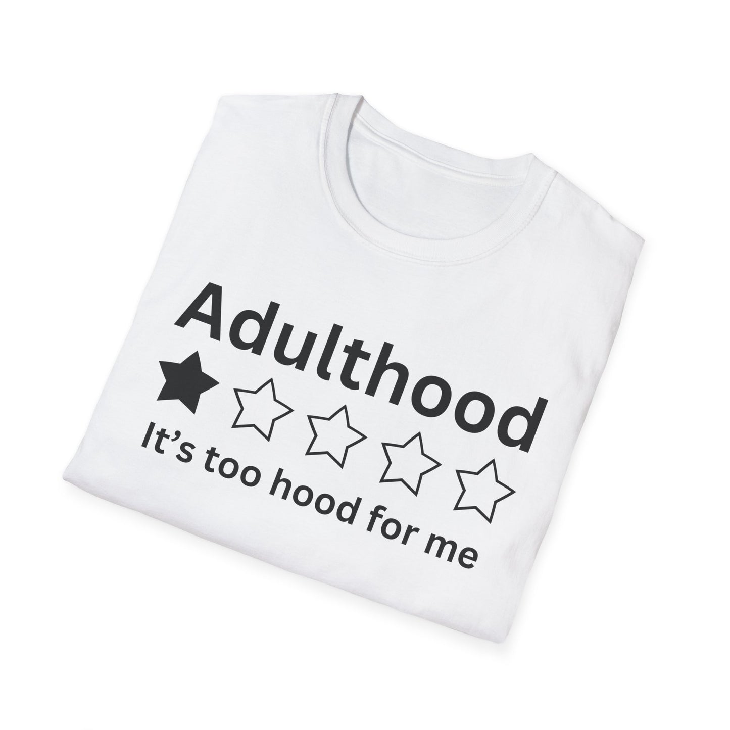 "Adulthood 1 Star Rating" Graphic T-shirt