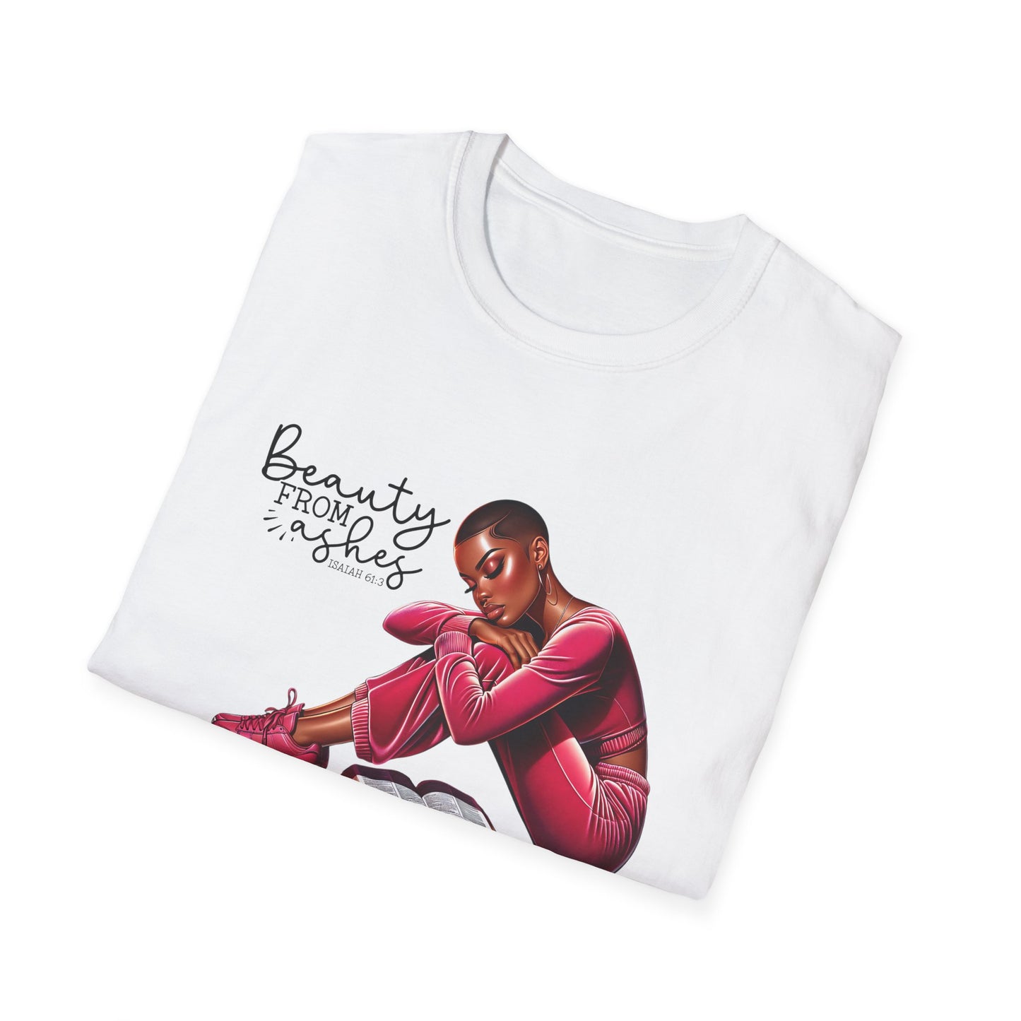 “Beauty for Ashes” Inspirational Faith T-shirt