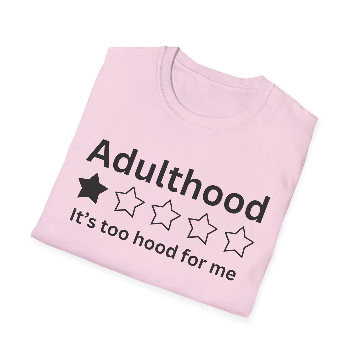 "Adulthood 1 Star Rating" Graphic T-shirt