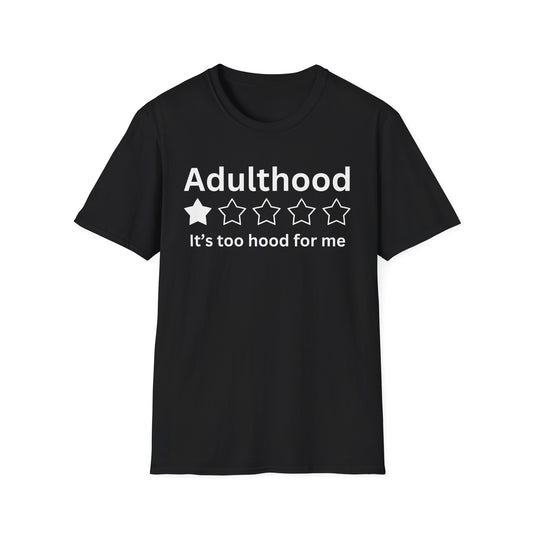 "Adulthood 1 Star Rating" Graphic T-shirt