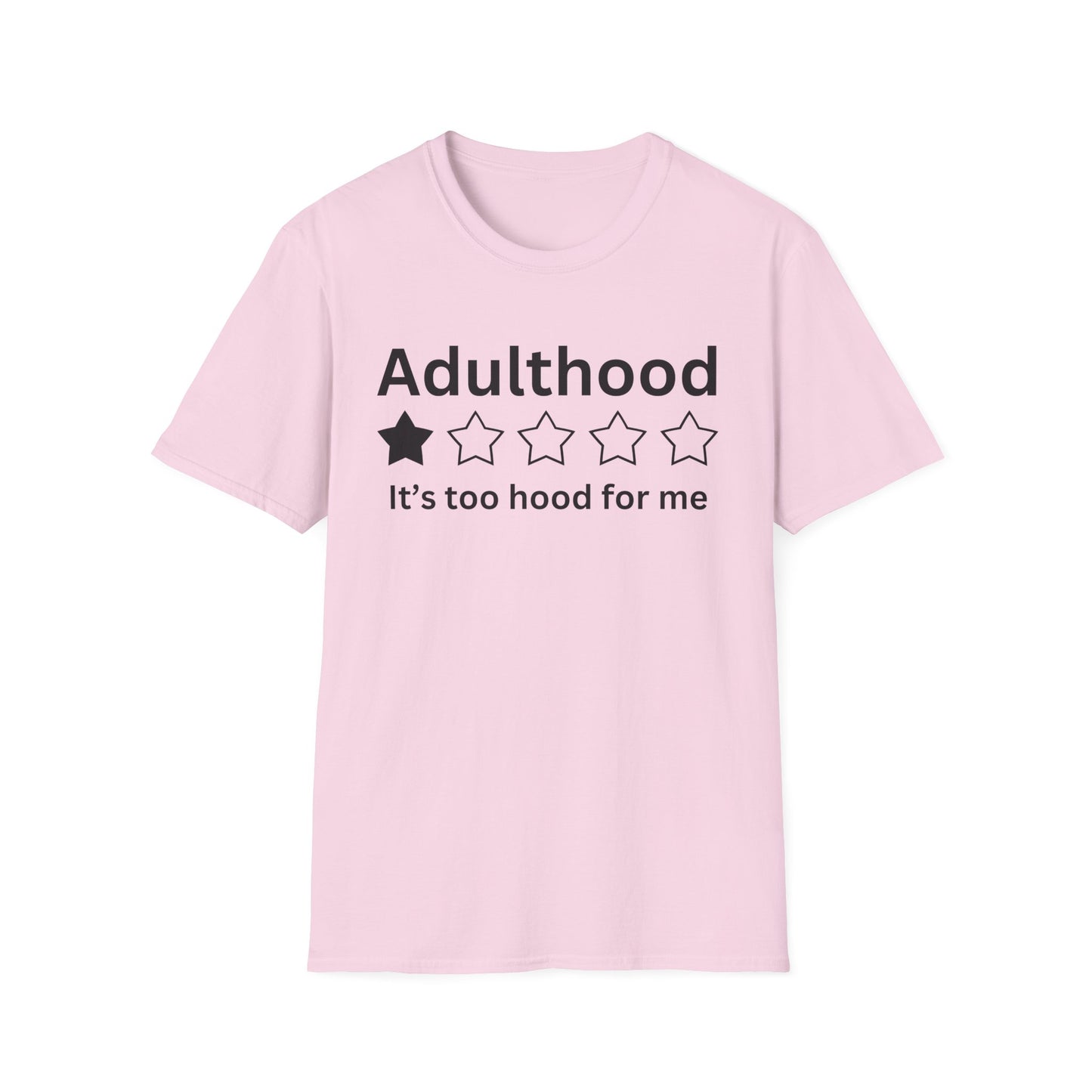 "Adulthood 1 Star Rating" Graphic T-shirt