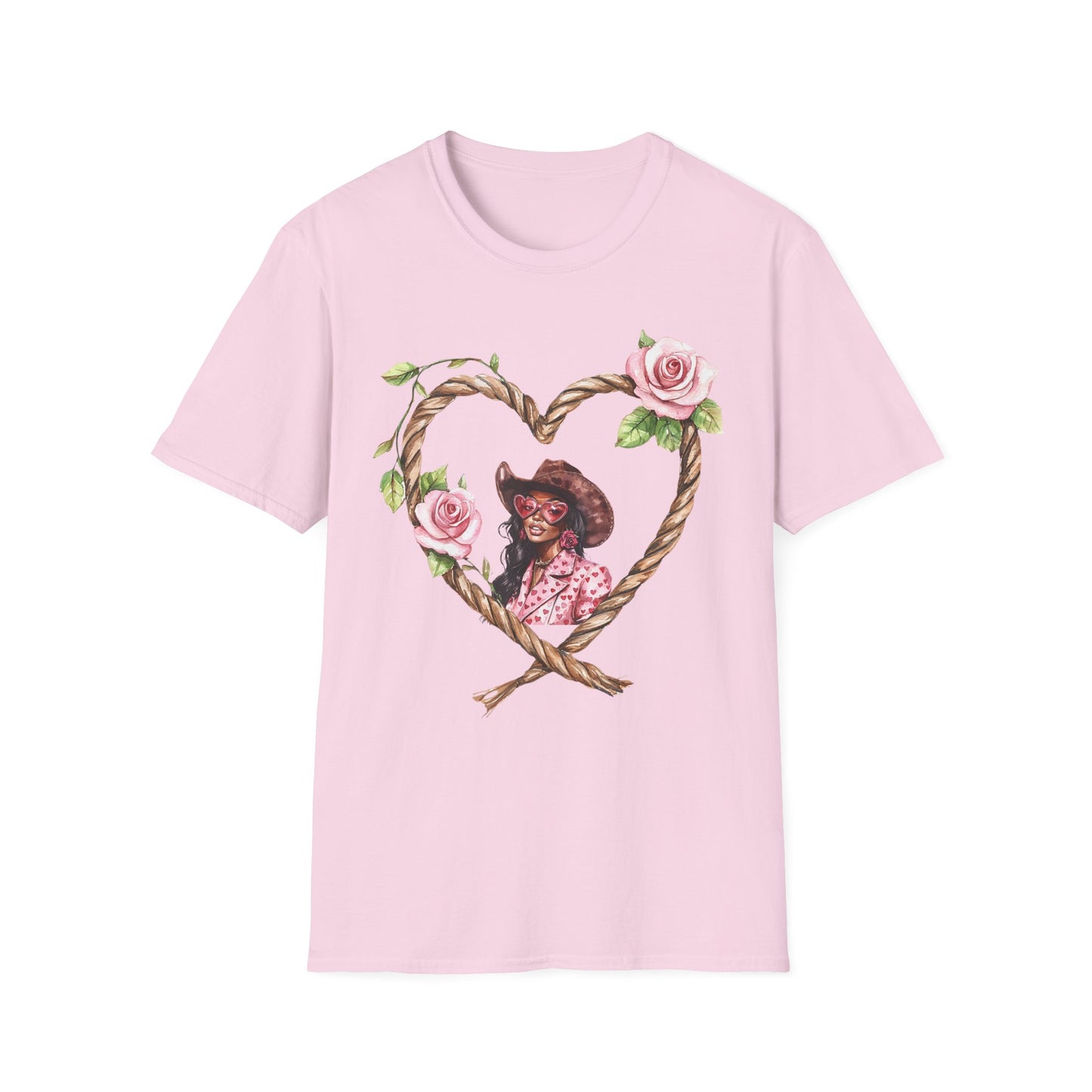 “I’m Finna Wrangle Me a Cowboy” Valentine Western Cowgirl T-shirt