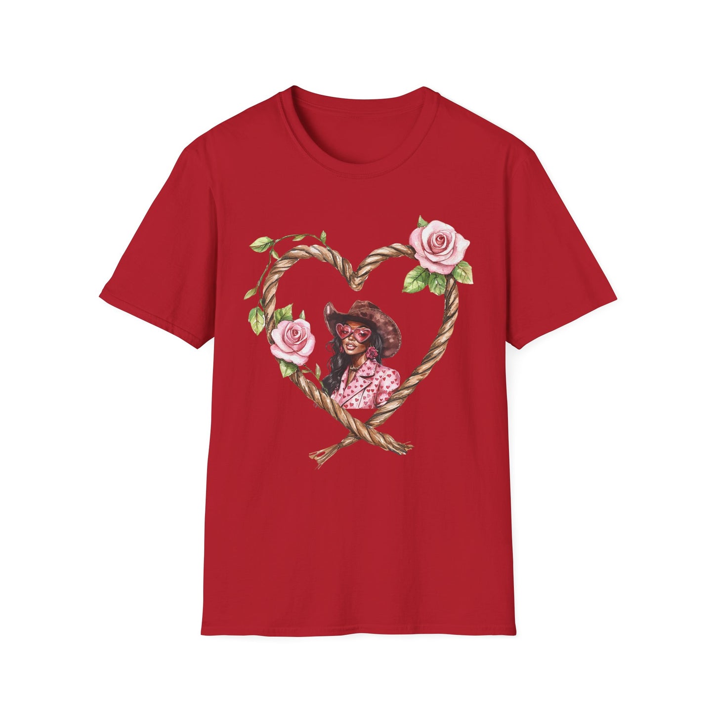 “I’m Finna Wrangle Me a Cowboy” Valentine Western Cowgirl T-shirt