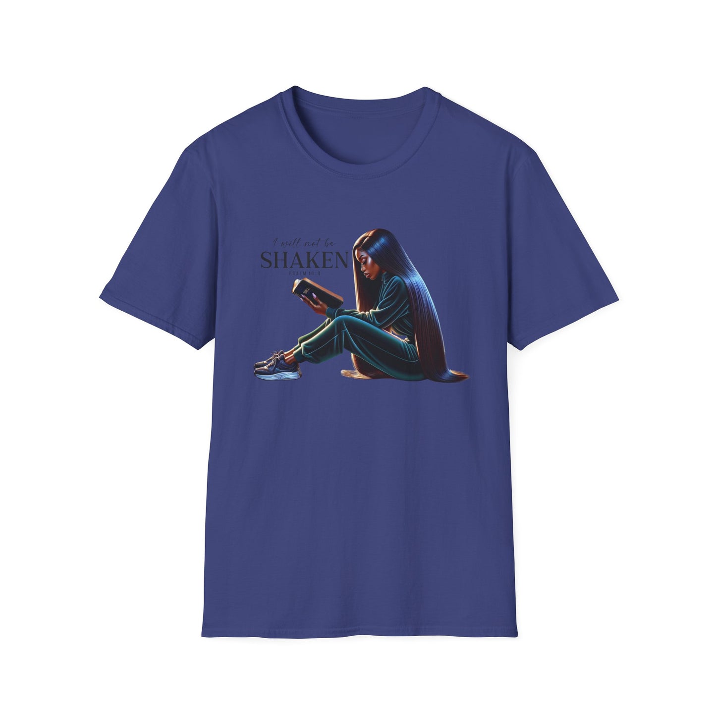 “I will not be Shaken” Inspirational Faith T-shirt