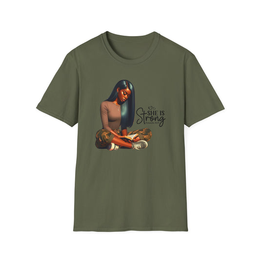 “She is Strong” Inspirational Faith T-shirt