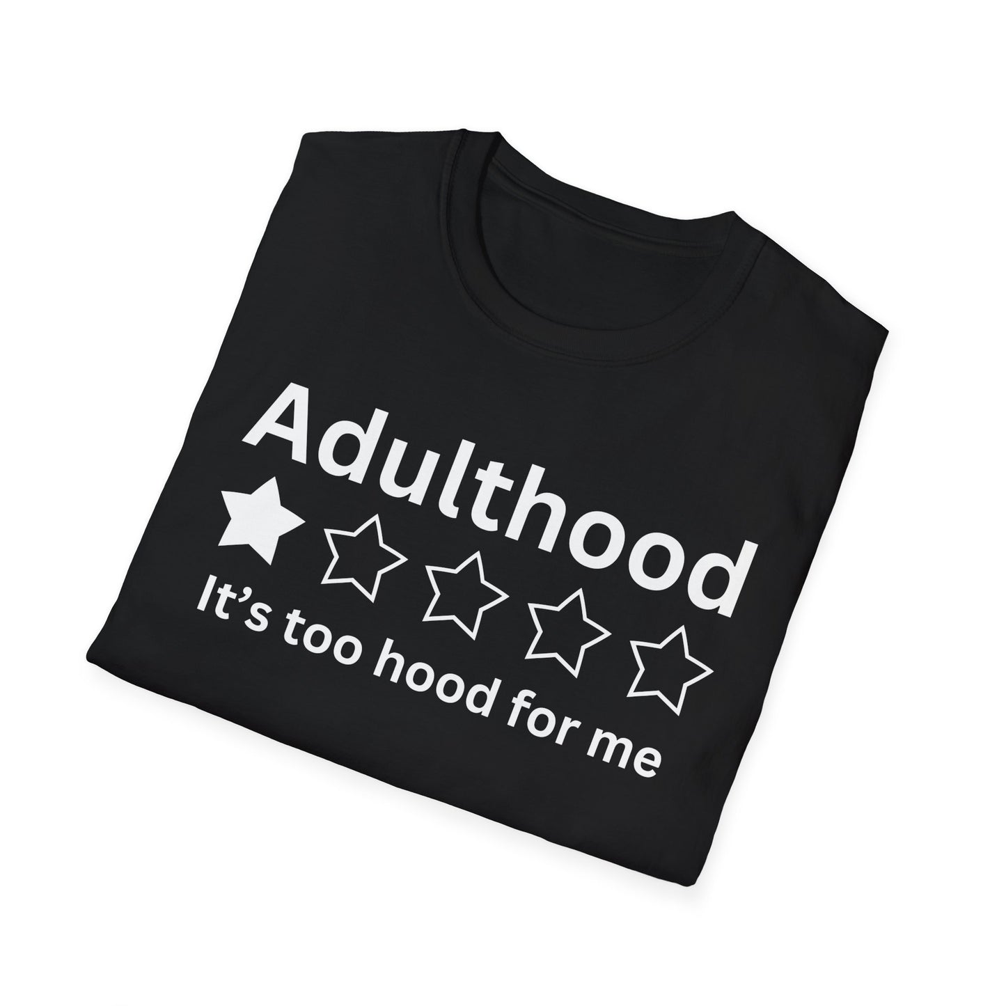 "Adulthood 1 Star Rating" Graphic T-shirt