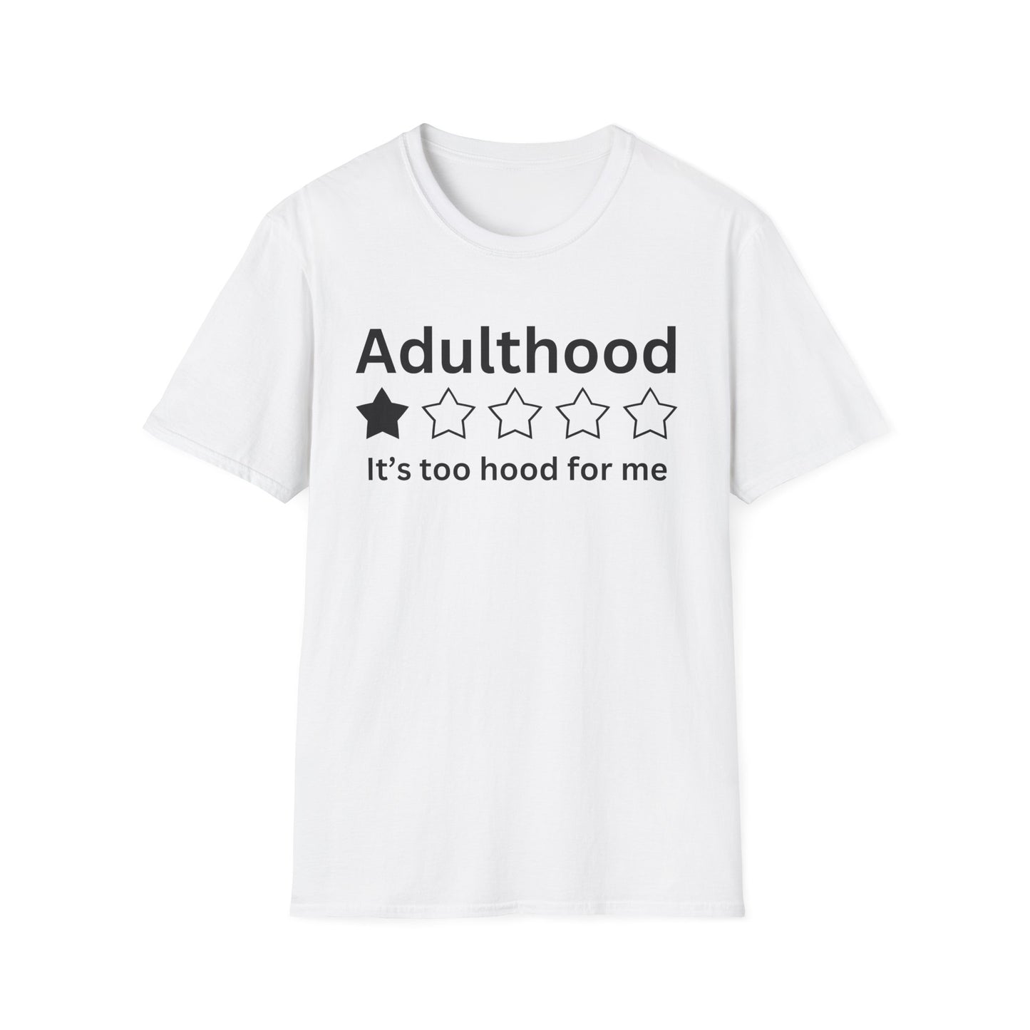 "Adulthood 1 Star Rating" Graphic T-shirt