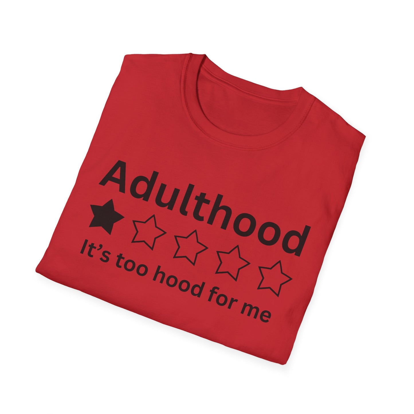 "Adulthood 1 Star Rating" Graphic T-shirt