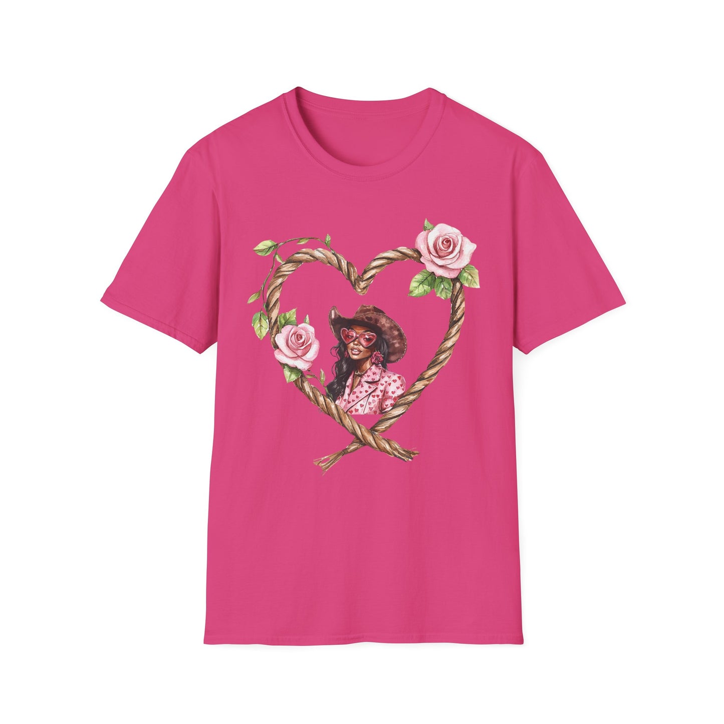 “I’m Finna Wrangle Me a Cowboy” Valentine Western Cowgirl T-shirt