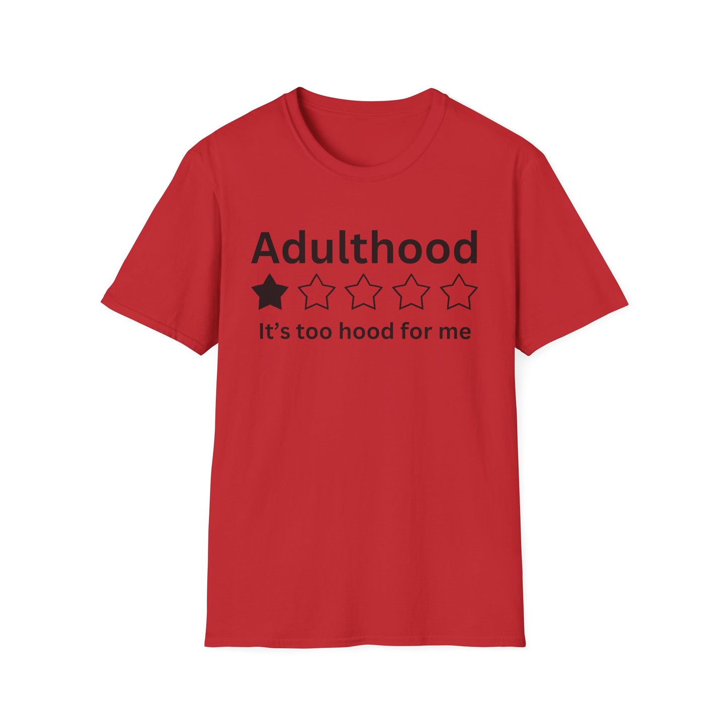 "Adulthood 1 Star Rating" Graphic T-shirt