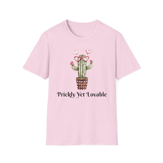 “Prickly Yet Lovable” Valentine Western Cowgirl T-shirt