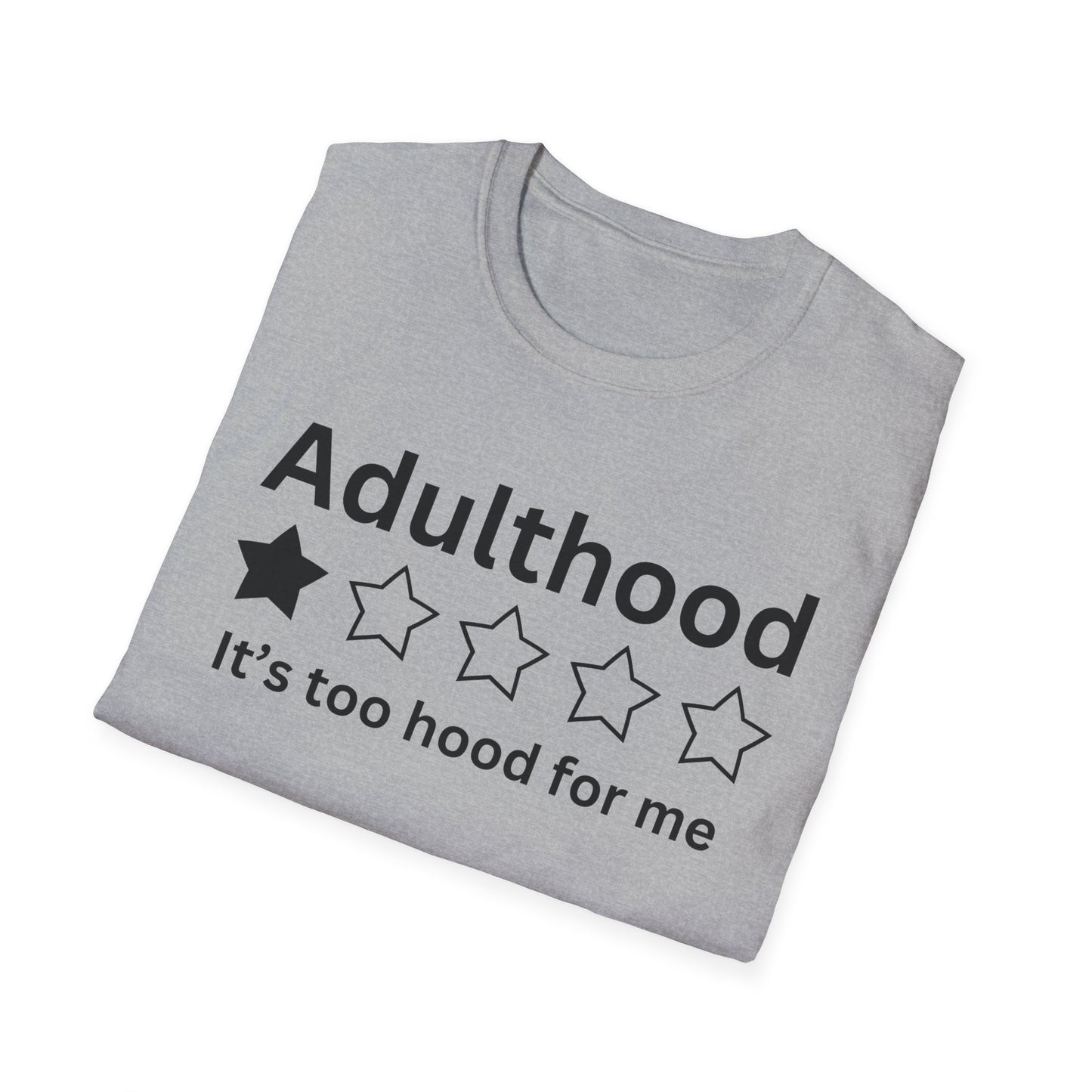 "Adulthood 1 Star Rating" Graphic T-shirt